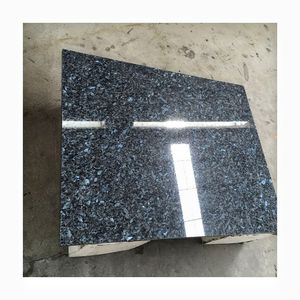 लक्जरी प्राकृतिक पत्थर नीले मोती ग्रेनाइट स्लैब के लिए पॉलिश किया गया फर्श रसोई काउंटॉप बाथरूम वैनिटी आउटडोर भूनिर्माण - Product Image 1