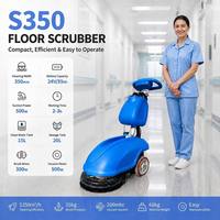 Nettoyeur de sol compact et léger avec une pression de brosse de 25 kg et une aspiration puissante pour le nettoyage des restaurants