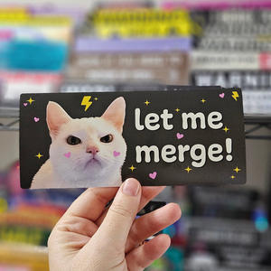 Imanes Divertidos y Reflectantes para Parachoques de Coche, con Diseños de Gatitos y Frases Divertidas, Pegatinas para Coche para Conductores Principiantes - Product Image 4