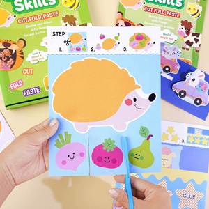 Libro de Actividades con Pegatinas para Recortar y Pegar, Set de Manualidades para Crear Animales, para Niños Mayores de 3 Años - Product Image 3