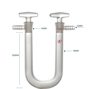 Ống Sấy Hình Chữ U Bằng Thủy Tinh Dùng Trong Phòng Thí Nghiệm Chất Lượng Cao - Product Image 2