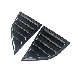 Aksesoris Bumper Mobil Bahan ABS Gaya Klasik Kisi Jendela Seperempat untuk Challenger 2008-2021