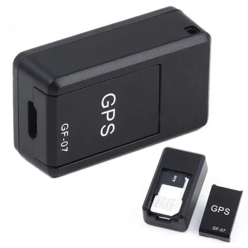 Mini Global Real Time kids locator GPS Tracker gadget GF-07 GPRS/dispositivo di localizzazione GPS con SOS personal gps tracker