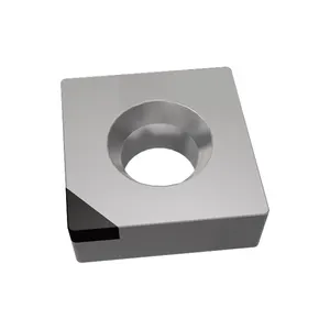 CBN công cụ tiêu chuẩn chèn phay rãnh khoan cho thép hợp kim gang có độ cứng cao