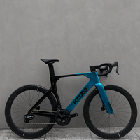 Vélo de route KOZO2 en carbone de 7,9 kg, cadre rigide, avec transmission électronique ou Shimano 105 R7120 T800, freins à disque hydrauliques pour course cycliste