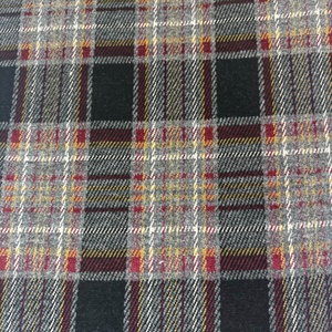 Tejido de punto por urdimbre de jersey de poliéster/spandex con revestimiento de PA cepillado de doble cara, ligero, de 180 g/m², con estampado a cuadros para niñas, venta al por mayor de fábrica, personalizado. - Product Image 5