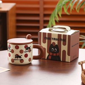 Tazza in Ceramica Vintage con Gatto Carino, per <span class=keywords><strong>Colazione</strong></span> e Acqua, Regalo di Compleanno per Uso Domestico - Product Image 3
