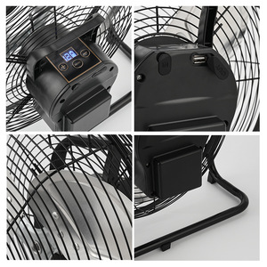 Ventilateur industriel portable puissant de 14 pouces, ventilateur sur pied, ventilateur rechargeable avec batterie au lithium - Product Image 3