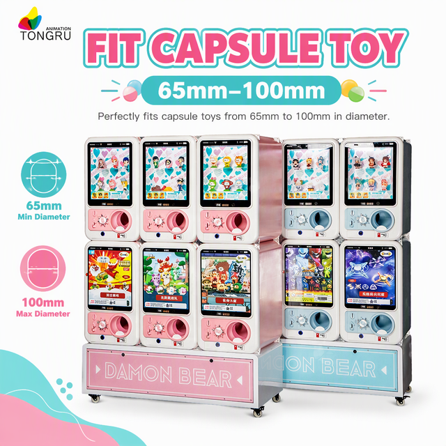 Shopping Mall Surprise Twist Egg Game Capsule Toy Automatic Vending Machine Maquina Expendedora 220V 110V Gachapon Machine