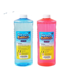 Vente flash d'été : Jouets à <span class=keywords><strong>bulles</strong></span> d'eau en plastique de 32 oz / 1000 ml, liquide à <span class=keywords><strong>bulles</strong></span> WANNA BUBBLES - Product Image 1