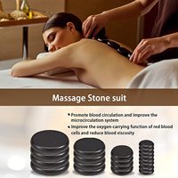 Ensemble de pierres chaudes électriques pour massage relaxant et apaisant à domicile