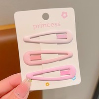 Ins Style enfants mignon princesse étoile petit BB Clip coloré cheveux brisés bandeau Clip casque bébé pas de mal pince à cheveux