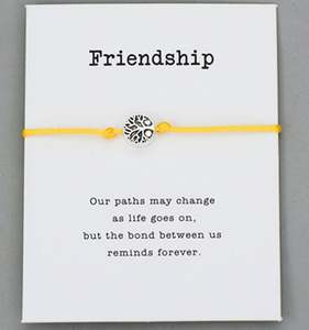 Pulseras de la suerte con amuleto de árbol de la vida Pipitree, ajustables, de moda, para regalo, con hilo rojo, para la amistad y los deseos. - Product Image 6