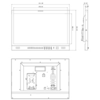 Monitor de Estudio SEETEC P215-9HSD de 21 Pulgadas Full HD con Retroiluminación LED de Aluminio, Entrada/Salida 3G-SDI, Amplio Ángulo de Visión, Directo de Fábrica