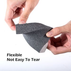 Bộ miếng bọt biển chà nhám tường khô, miếng đệm chà nhám cầm tay, giấy nhám ướt/khô, độ hạt 60-220 - Product Image 5