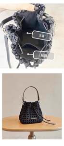 ผู้ผลิตที่กําหนดเองหรูหราแฟชั่นการออกแบบทอกระเป๋าสุภาพสตรีกระเป๋าถือสิริ - Product Image 3