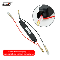 Résistance de charge LED 10W 10 Ohm, décodeur anti-erreur, anti-étincellement, 84,5 mm, résistance universelle pour clignotants de moto