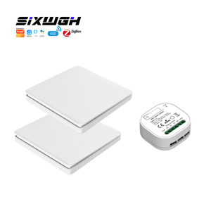 SIXWGH Tuya Zigbee Smart Switch 1/2/3 Gang Control remoto inalámbrico con aplicación de voz <span class=keywords><strong>Alexa</strong></span> Google Home Compatible - Product Image 1