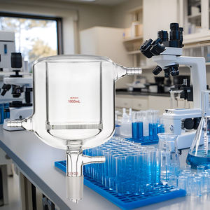 <span class=keywords><strong>1000ml</strong></span> Vidro Borosilicato Jacked <span class=keywords><strong>Buchner</strong></span> Filtro Funis com Placa Perfurada Disco De Vidro Joint 24/29 Tamanho - Product Image 6