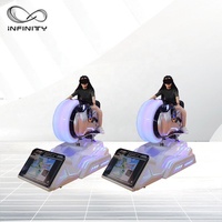 Simulateur de course automobile VR à pièces, jeu d'arcade à mouvement palpitant, machine de jeu d'arcade cool et fou, simulateur de moto GP VR 9D