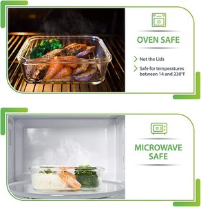 Kitchen Airtight <b>Clear</b> PETG Food Storage <b>Containers</b> Set Stackable Durable Food Grade Fridge Organizer Flip Top Lids Modern - Product Image 3