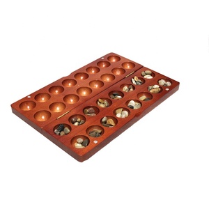 Venta al por mayor más caliente venta intelectual de madera interior plegable <span class=keywords><strong>Mancala</strong></span> <span class=keywords><strong>juego</strong></span> de mesa - Product Image 1