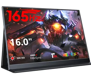 OEM 13.3 15.6 16 17.3 pouces écran tactile de jeu 1080P 2K 4K 144HZ IPS ordinateur portable LCD moniteur portable Ultra mince