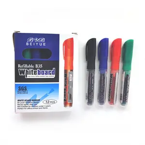 定制无毒可擦白板记号笔大容量多色白板记号笔
