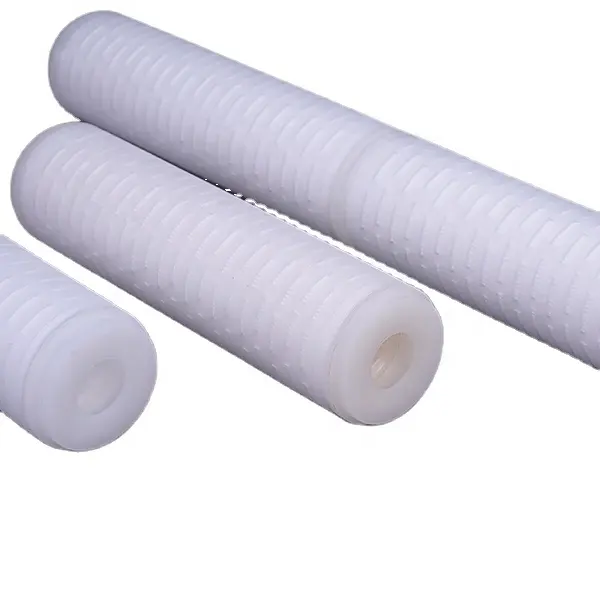 PTFE Hydrophobic Pleated Filter Cartridge for Sterilization and Filtration of Compressed Air and Nitrogen