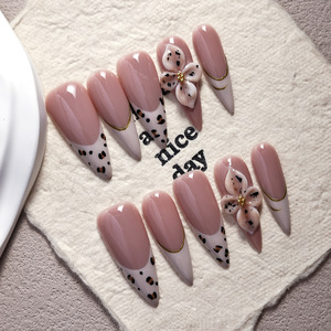 Betifnail – Nouveauté <span class=keywords><strong>Hiver</strong></span> : <span class=keywords><strong>Faux</strong></span> <span class=keywords><strong>Ongles</strong></span> 3D de Luxe, 10 Pièces/Ensemble, Qualité Supérieure, Prix de Gros - Product Image 1