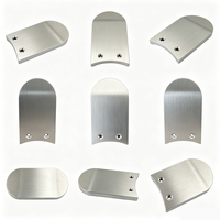 Pièces usinées CNC en acier inoxydable sur mesure de haute qualité, fabrication métallique de précision, composants de quincaillerie finition brossée