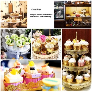 גביע עוגת mafen מעובה זהב כסף טמפרטורה גבוהה עמיד שמן אפייה עבור עוגות וסחורות - Product Image 2