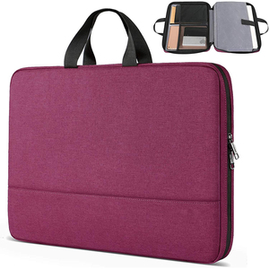 Free Sample Business Tote Bag Slim <b>Laptop</b> <b>Sleeve</b> Detachable PVC <b>Waterproof</b> Computer USB Solar Panel Men Women Handbag Factory - Product Image 5