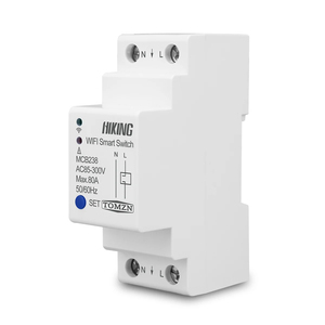Interruptor inteligente WiFi TOMZN 80A 2P para riel DIN, control remoto por TUYA Smartlife con Alexa y Google Home para el hogar. - Product Image 3