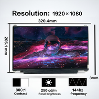 Écran LCD tactile IPS FHD 14 pouces de remplacement pour ordinateur portable ThinkPad T470S T480S B140HAK01.0, vente en gros directe usine