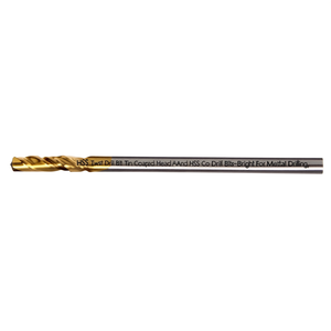 Hss Twist <b>Drill</b> <b>Bit</b> TiN Coated Head Hss And Hss Co <b>Drill</b> <b>Bits</b> Bright For Metal Drilling - Product Image 2