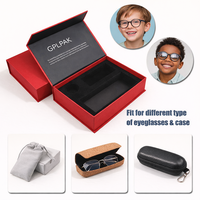 DHP Boîte d'emballage en papier pliable de luxe personnalisée avec logo pour lunettes de soleil et lunettes de vue, Caja Magnética, Caja De Regalo