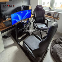 Juego completo de simuladores de carreras profesionales F1 6DOF Racing Simulator 3060 Marco de juego de conducción