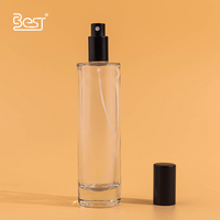 120ml großvolumige Klarglas flasche mit Mist Black Sprayer 40ml 50ml 60ml 80ml 100ml 120ml 200ml Raums prüh flasche