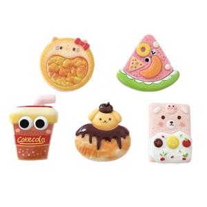 Bande dessinée écologique bricolage résine accessoires mignon rose Hamburger cochon crème pince à <span class=keywords><strong>cheveux</strong></span> coque de téléphone <span class=keywords><strong>boucle</strong></span> de chaussure - Product Image 5