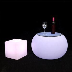 Table de bar led mobilier d'extérieur narguilé géante <span class=keywords><strong>discothèque</strong></span> ensembles de meubles de bar lumineux table de cocktail table basse - Product Image 1