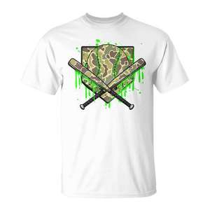 Camiseta de Béisbol con Diseño de Camuflaje para Niños, Estilo Deportivo para el Día del Partido - Product Image 1