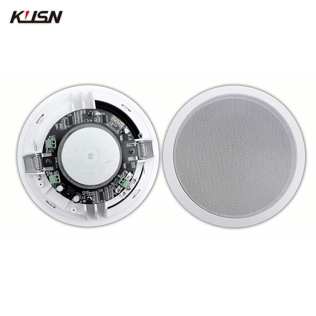 5.25 Inch 4 Units Bluetooth Wireless In-Ceiling Speaker Ultra-thin Small Ceiling Speakers PA System for School Home Theater