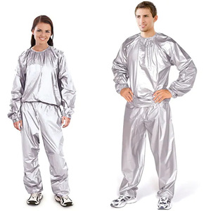 Unisex PVC Saunaanzug Sportanzug Kalorienverbrenner Schwitzanzug für Fitness Gewichtsverlust - Product Image 6