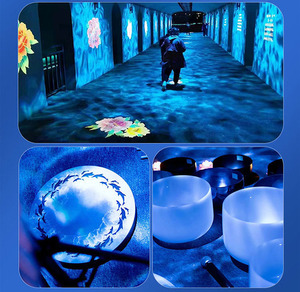 Led Dynamic Magic Water Wave Flow Effect Stage Lighting DMX512 Control Decoration <b>Projector</b> Gobo <b>Light</b> - Product Image 4