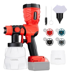 Pistola <span class=keywords><strong>de</strong></span> Pintura Inalámbrica para Batería Mil Waukes <span class=keywords><strong>de</strong></span> 18V M-18S, Pistola <span class=keywords><strong>de</strong></span> Pintura Eléctrica <span class=keywords><strong>de</strong></span> Alto Flujo <span class=keywords><strong>de</strong></span> 1600ML/min para <span class=keywords><strong>Pintar</strong></span> Casas - Product Image 1