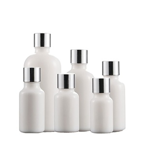 Flacon compte gouttes en porcelaine <span class=keywords><strong>blanc</strong></span> brillant, huile essentielle vide, couvercle à vis, Pipette en or, de 20ml, 10ml, 30ml, 50ml, 100ml, 1 pièce - Product Image 6