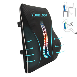 Cojín ortopédico para silla de ruedas, cojín de respaldo de asiento de coche, soporte de respaldo de madera de memoria para silla de oficina - Product Image 1