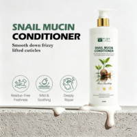 OEM/ODM Après-Shampooing pour cheveux d'escargot 500ml Après-shampoing léger avec extrait de plante pour femmes Peigne sans enchevêtrement Qualité salon