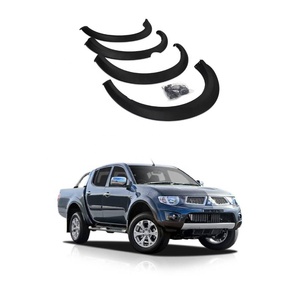 MatteสีดํายุโรปOEMออกแบบABS Fender FlareสําหรับMitsubishi L200 Triton 2010 <span class=keywords><strong>2012</strong></span> 2013 2010-2014 2014 อุปกรณ์เสริม - Product Image 1